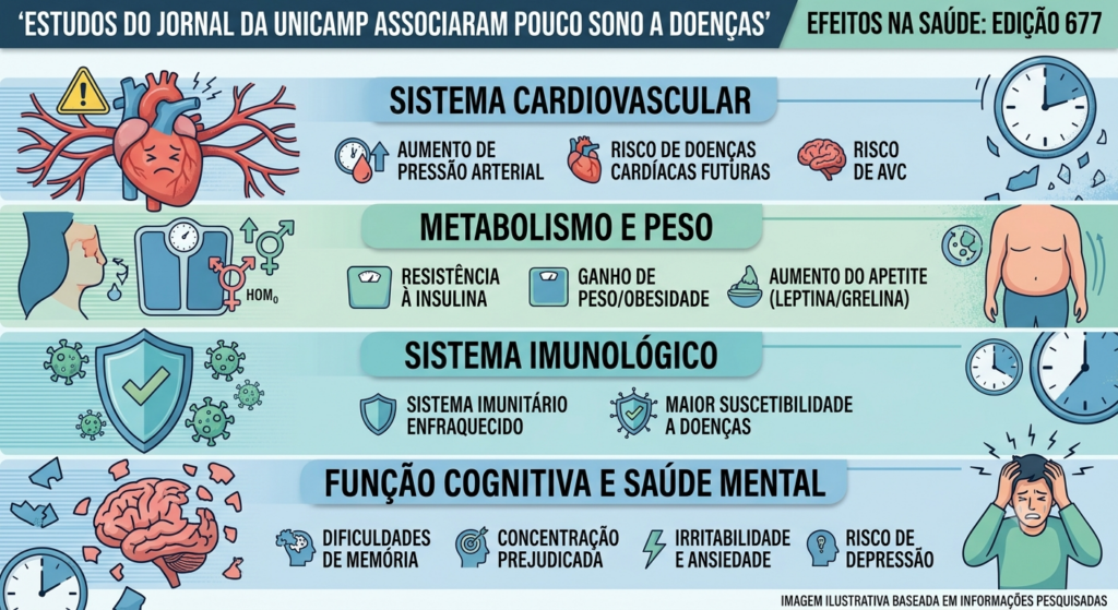 Pouco Sono Pode Aumentar o Risco de Doencas